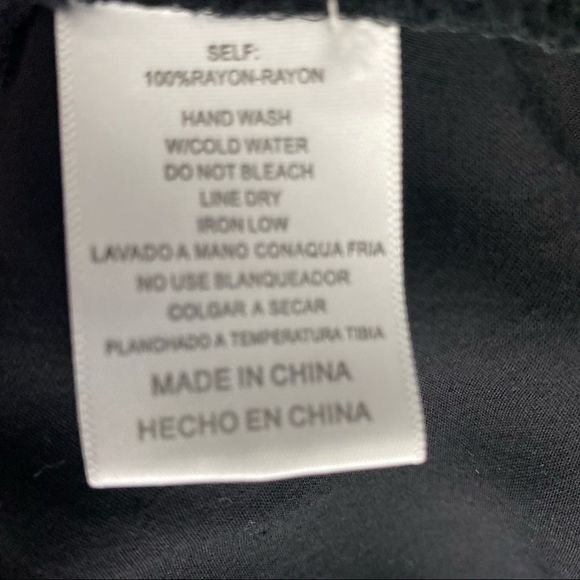 Nuage Black Long Sleeve Button Up Blouse - Picture 5 of 6